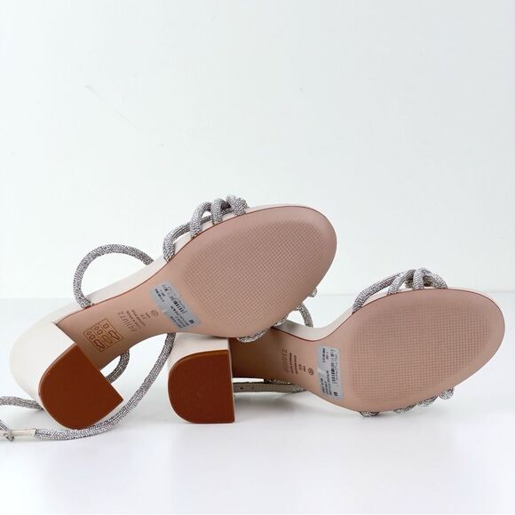 New Schultz JEWELL BLOCK METALLIC NAPPA LEATHER SANDAL - Picture 10 of 10